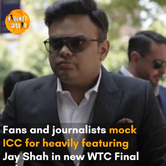 People took to social media platforms to criticise the ICC and its chairman, Jay Shah, after a promotional video for the World Test Championship Final heavily featured him.