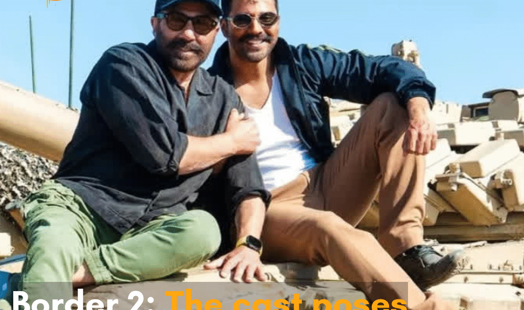 In the picture, along with Sunny Deol, other stars like Diljit Dosanjh and Varun Dhawan are seen; the internet thinks Dhawan is a misfit.