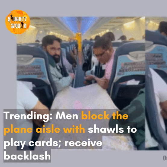 The viral video has triggered a massive backlash from netizens over air travel etiquette.