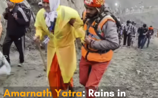 On Wednesday, Divisional Commissioners of Jammu and Kashmir suspended the Amarnath Yatra on both Pahalgam and Baltal routes