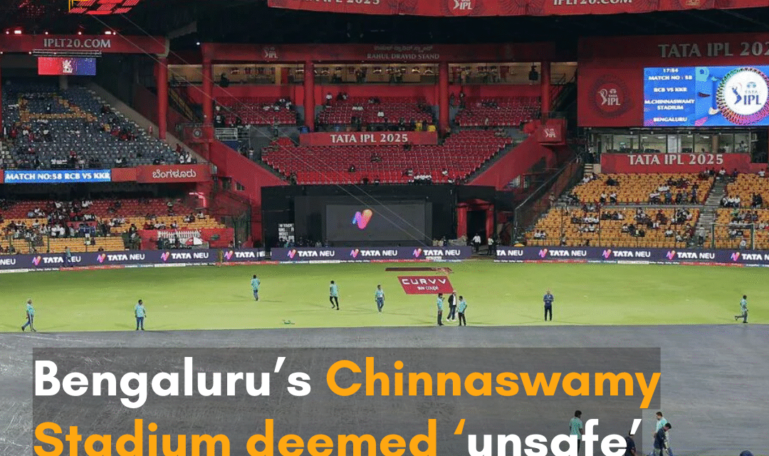 The stadium in Bengaluru is not equipped to host large-scale ‘design, structure unsafe.’
