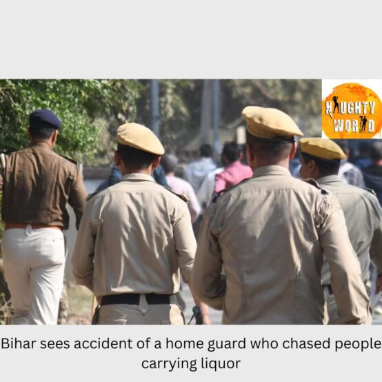 Bihar sees accident of a home guard who chased people carrying liquor