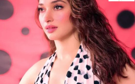 Tamannaah Bhatia dazzles in a polka dot ensemble