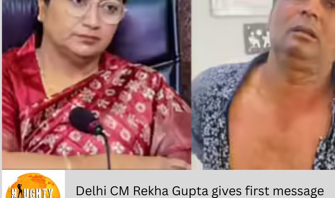 Delhi CM Rekha Gupta gives first message after the attack