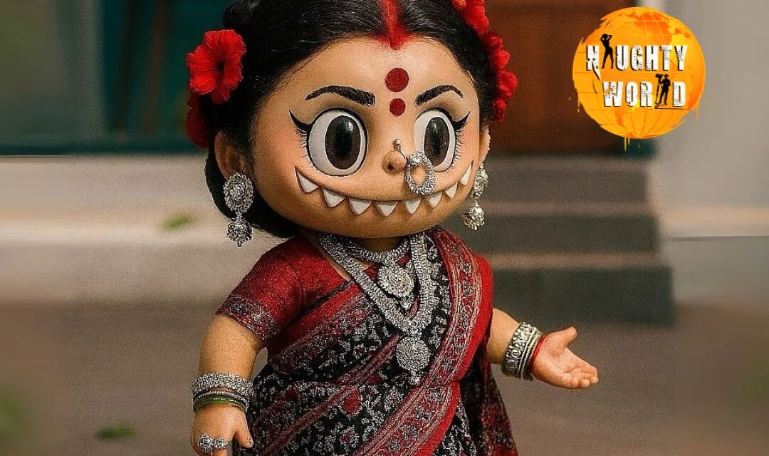 Labubu dolls get a desi makeover in Indian traditional ensembles