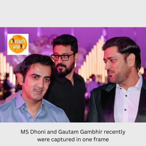 MS Dhoni and GautamGambhir recently were captured in one frame