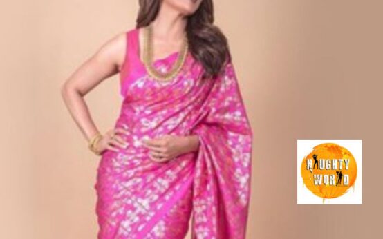 Madhuri Dixit stuns as usual in a saree by Masaba Gupta