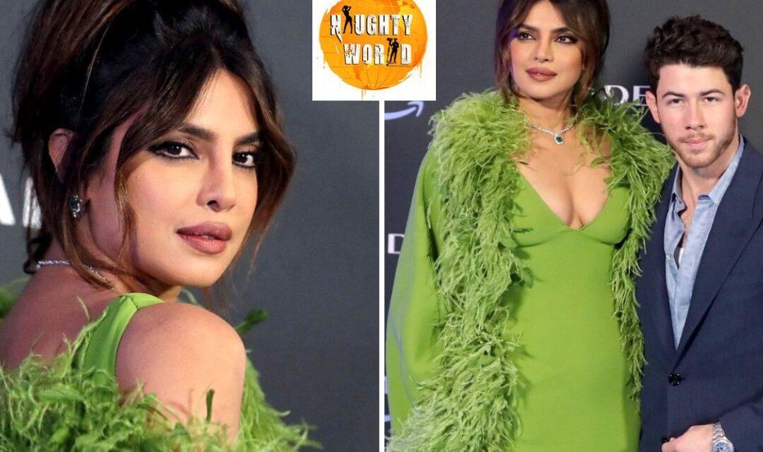 Priyanka Chopra’s elegance in a green satin dress turn heads