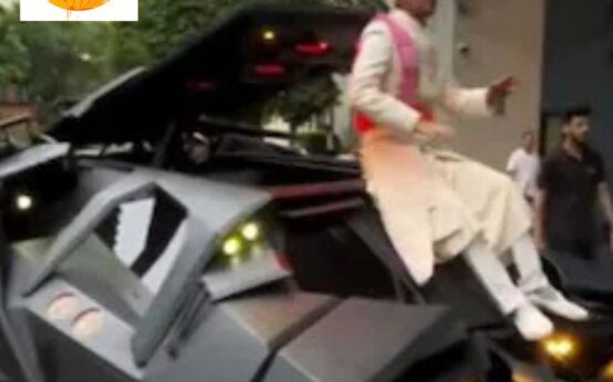 Trending: Indian groom arrives in baraat in a Batmobile; netizens react