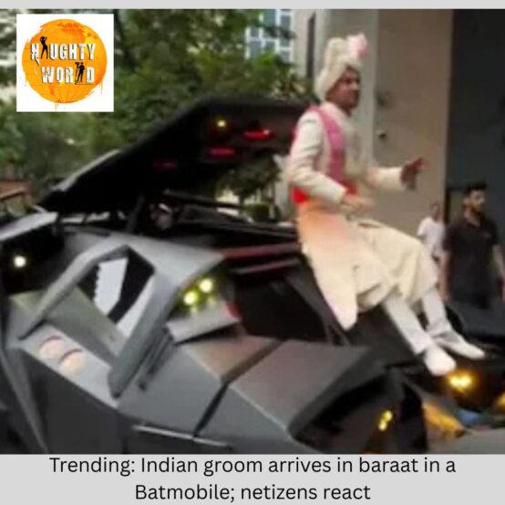 Trending: Indian groom arrives in baraat in a Batmobile; netizens react