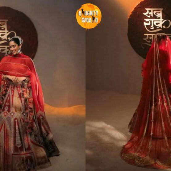 Janhvi Kapoor stuns as a Masaba Gupta bride in a dazzling Chandni set