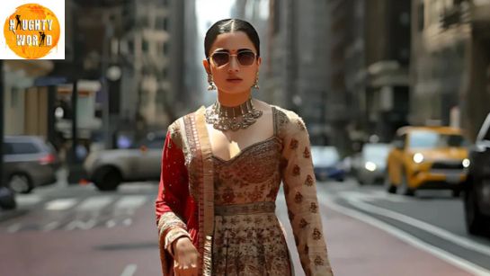 RashmikaMandanna garners attention at the 43rd India Day Parade in New York City