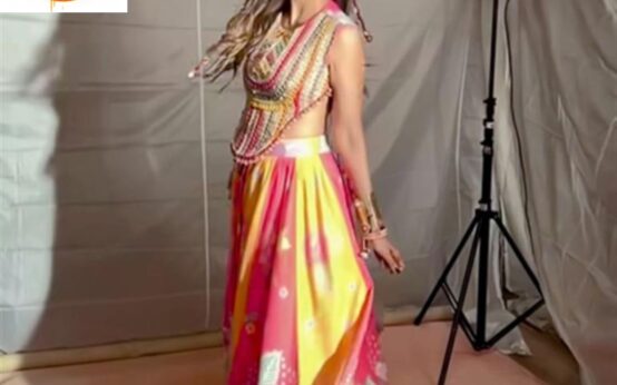 Shilpa Shetty dazzles in a multi-coloured lehenga, giving inspiration for Navratri