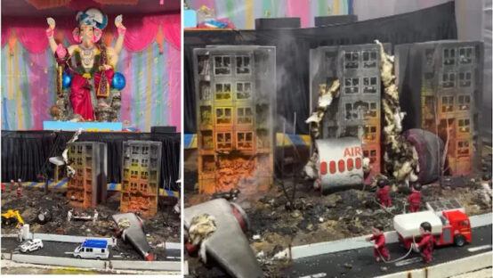 Trending: Air India crash-themed Ganesh pandals draw criticism online