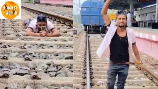 Trending: Man lies on a railway track for a ‘reel’