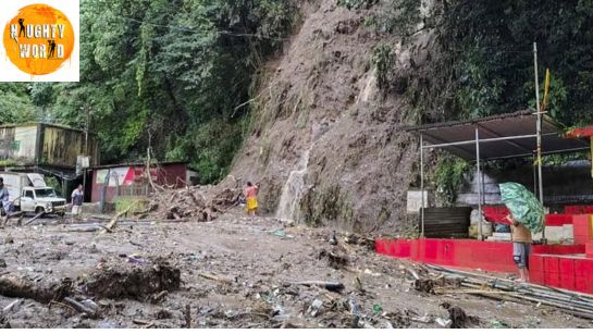 Massive damages occur due to landslides in Darjeeling, Kalimpong