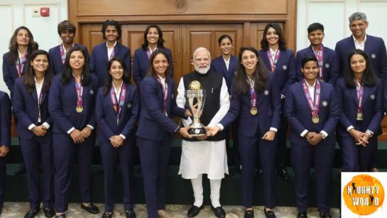 India’s women’s team meet PM Modi after historic World Cup win