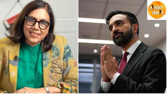 Mira Nair reacts after her son ZohranMamdani’s win in the NYC Mayoral race