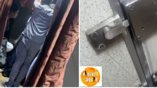 A woman in a train toilet gets trapped at Katihar Junction in Bihar