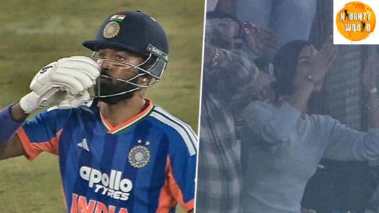 IND vs SA: Hardik Pandya seen blowing kisses to girlfriend Mahieka Sharma in the 5th T20I