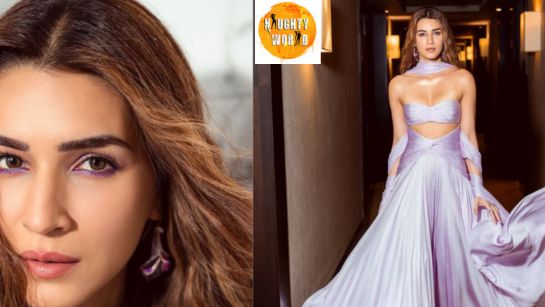 KritiSanon dazzles in a lilac ensemble in her latest appearance