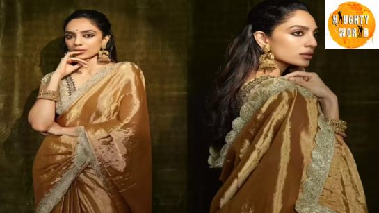 SobhitaDhulipala, amid pregnancy rumours, dazzled in a golden net saree look
