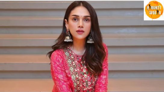 Aditi Rao Hydari turns heads in a red angarkhakurta set