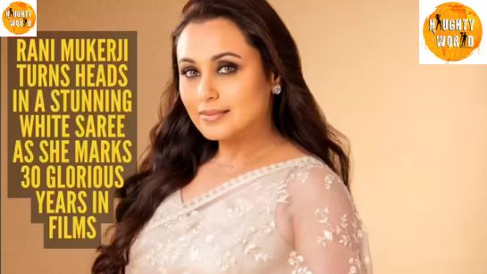Rani Mukerji served a gorgeous saree look, celebrating 30 years in the film industry