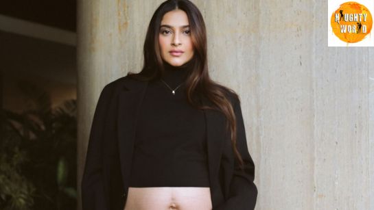 Sonam Kapoor flaunts her baby bump in a new photoshoot