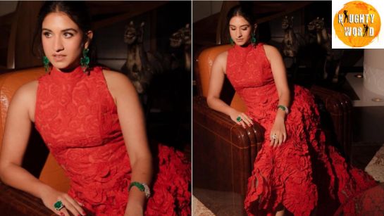 Radhika Merchant served ultimate Valentine’s Day fashion inspiration in a red gown