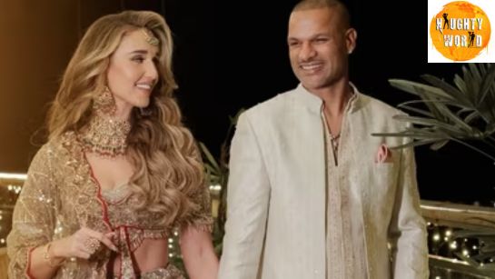 Sophie Shine, ahead of the wedding with ShikharDhawan, dazzles in a bright lehenga
