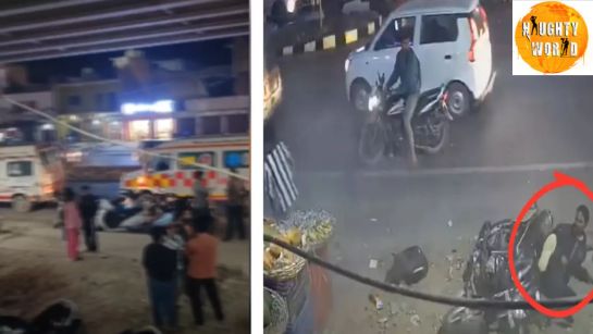 Student of Class 12 in Lucknow rammed a car into pedestrians, killing a 6-year-old