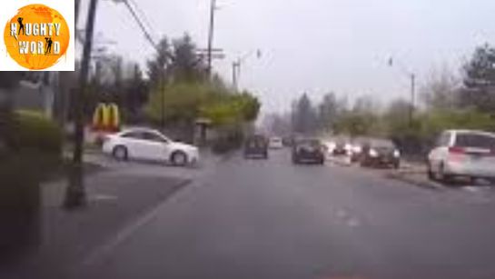 Trending Taking photos, a couple narrowly miss a speeding car and blame the driver