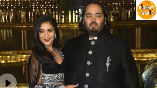 Radhika Merchant for a party rocks in a black dress while twinning with AnantAmbani