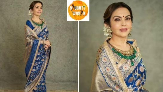 Nita Ambani serves a masterclass in style, even in a simple silk saree