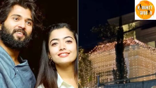 Rashmika and Vijay, for a fan meet-up in Hyderabad, glow as the new Mr and Mrs