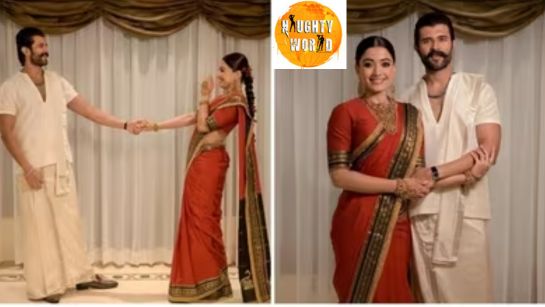 RashmikaMandanna celebrated Kodava heritage at her reception with Vijay Deverakonda