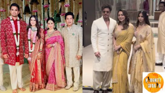 SRK, Gauri, and Suhana Khan, among other celebs, attend Arjun Tendulkar’s wedding