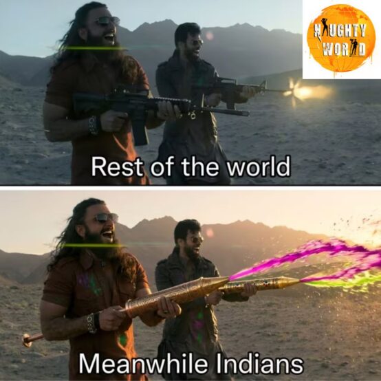 Trending: Viral meme captures Holi vibes amidst escalating Middle East conflict