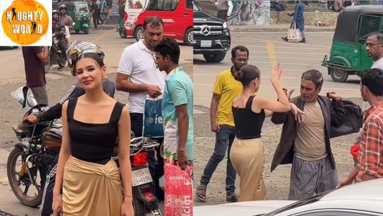 Trending: An influencer seen confronting an elderly man amidst a reel shoot