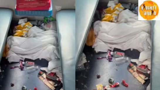 Trending: Man calls out mess on train to Manali done by Class 10 students