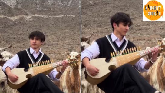 Trending: Pakistani man plays ‘KalHo Na Ho’ song on rubab in the mountains
