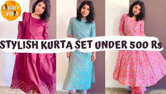 Want to add to your summer wardrobe under ₹600? Try these top kurta sets