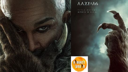 First look of Atlee’s AA22 X A6 dropped; the film is titled “Raaka”