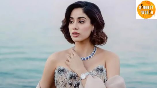 Janhvi Kapoor at the Geneva event showcased her style in a glittering strapless gown