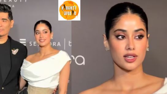 Janhvi Kapoor at the Fenty Beauty event stunned in a micro mini dress
