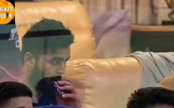 RiyanParag seen vaping inside the RR dressing room