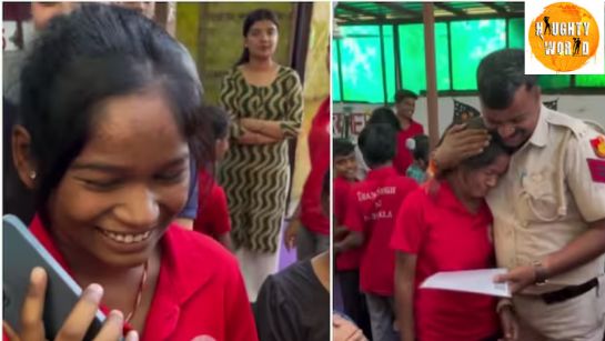Trending: Schoolgirl from Delhi passes 10th exams and breaks down in tears, calling her mother