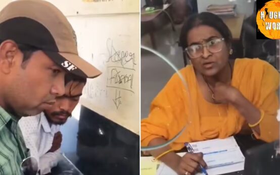 Trending: A woman clerk at Bhopal station gets confronted by a man for a ‘ticket scam’