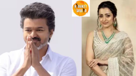 Trisha Krishnan served ethnic fashion goals in a silk saree at Vijay’s swearing-in ceremony